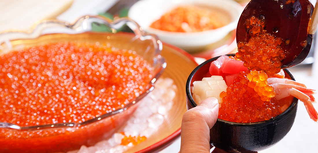 海鮮丼「朝から自分勝手丼」